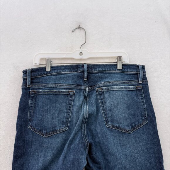 Frame Jeans Mens 34x32 Blue L'Homme Slim Stretch LMH0467 Baltic - Picture 12 of 13